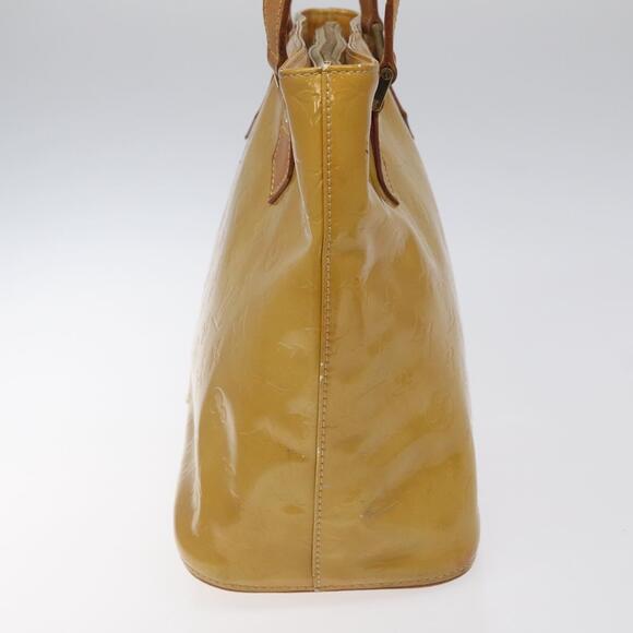 LOUIS VUITTON Monogram Vernis Houston Hand Bag Beige M91004 - Picture 5 of 13